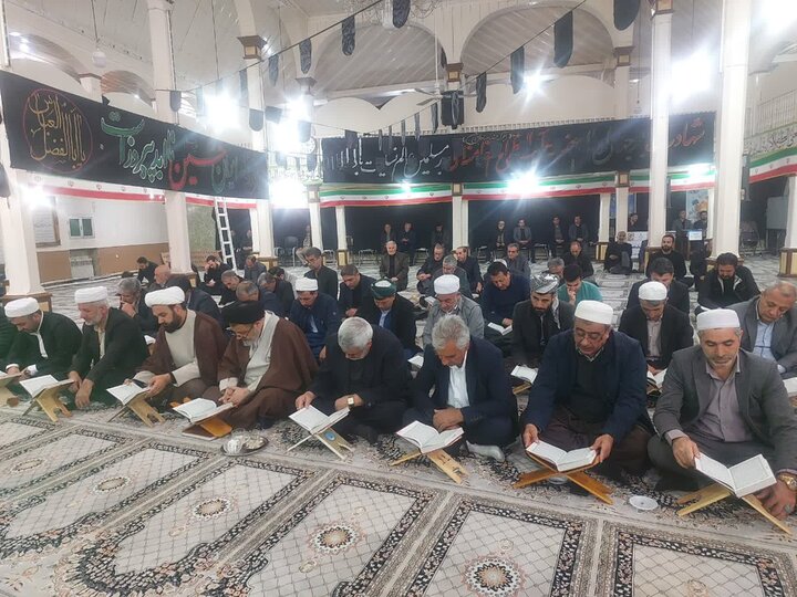 تصاویر/ مراسم اربعین شهادت رهبر انقلاب در ماکو