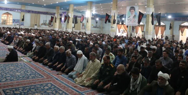 تصاویر/ آیین عبادی سیاسی نماز جمعه شهرستان زابل