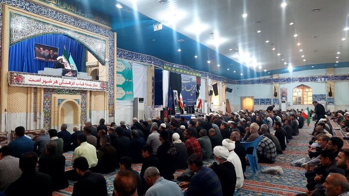 تصاویر/ آیین عبادی سیاسی نماز جمعه شهرستان زابل
