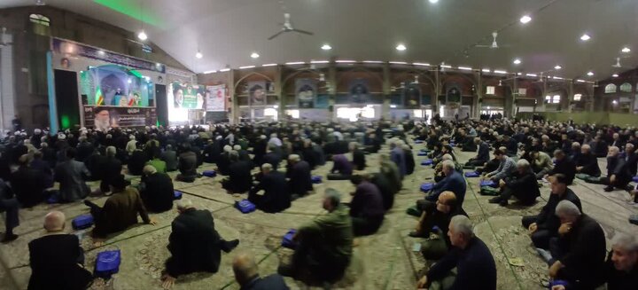 تصاویر/ دسته عزای اربعین شهادت امام خامنه ای تا مصلّای نماز جمعه بهشهر