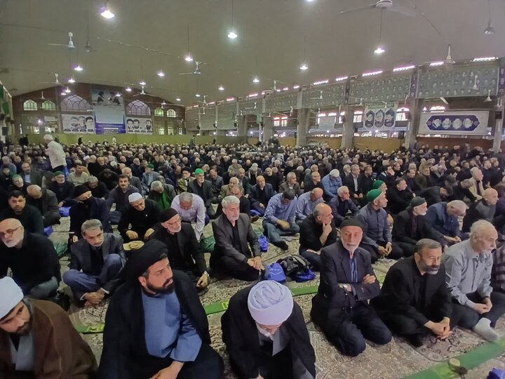 تصاویر/ دسته عزای اربعین شهادت امام خامنه ای تا مصلّای نماز جمعه بهشهر