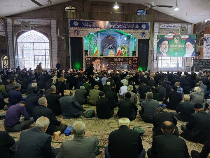تصاویر/ دسته عزای اربعین شهادت امام خامنه ای تا مصلّای نماز جمعه بهشهر