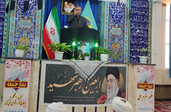 تصاویر / برگزاری مراسم عبادی سیاسی نماز جمعه بخش «نشتا» به امامت حجت الاسلام و المسلمین جوادی مقدم