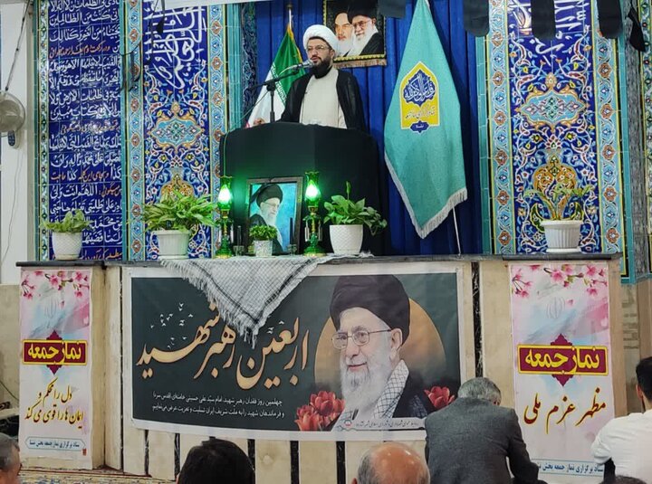 تصاویر / برگزاری مراسم عبادی سیاسی نماز جمعه بخش «نشتا» به امامت حجت الاسلام و المسلمین جوادی مقدم