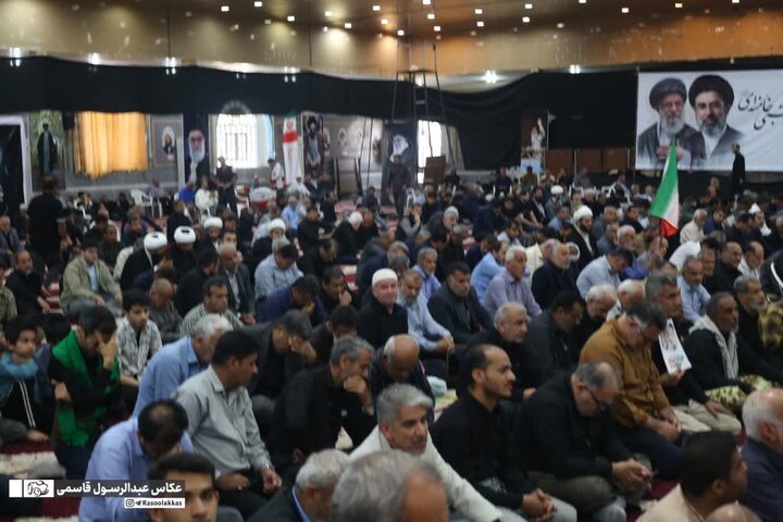 نمازجمعه شهر خورموج به روایت تصاویر