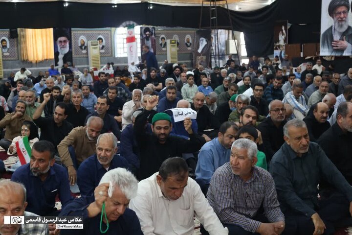 نمازجمعه شهر خورموج به روایت تصاویر