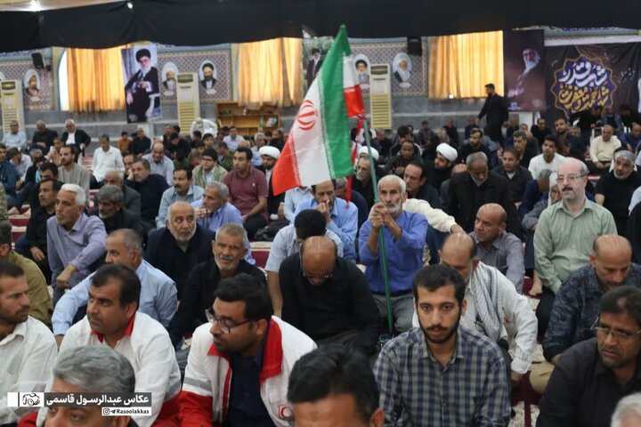 نمازجمعه شهر خورموج به روایت تصاویر