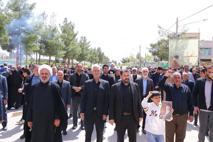 تصاویر| راهپیمایی و نماز جمعه عبادی، سیاسی قاین