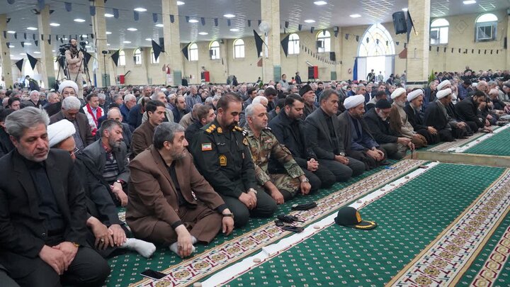 تصاویر/ اقامه آیین عبادی سیاسی نماز جمعه خوی
