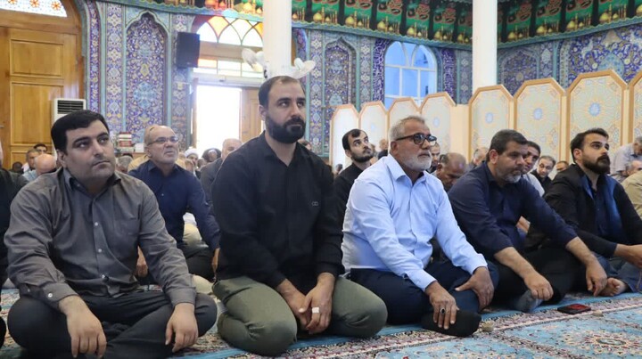 نماز جمعه خارگ به روایت تصویر