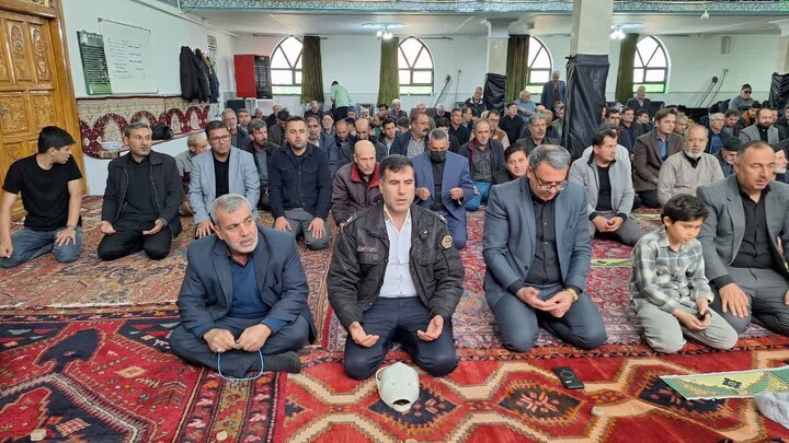 تصاویر / اقامه نماز عبادی سیاسی شهرستان ترکمنچای