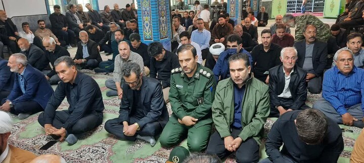 تصاویر / اقامه نماز عبادی سیاسی شهرستان طارم