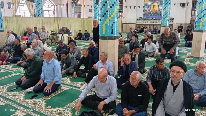 تصاویر/ اقامه نماز جمعه در شهر بهرمان