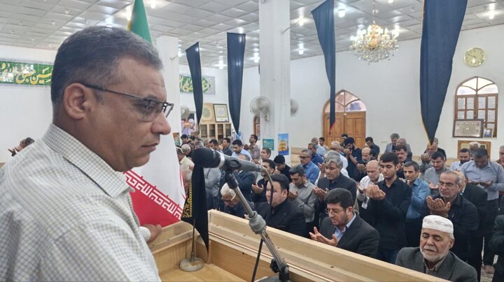 نماز جمعه بندرریگ به روایت تصویر