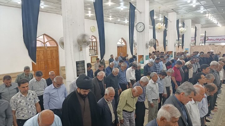 نماز جمعه بندرریگ به روایت تصویر