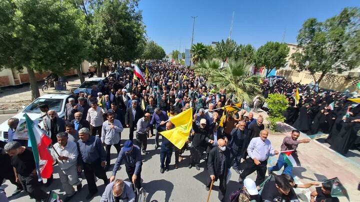 تصاویر/ راهپیمایی مردم بوشهر در محکومیت حمله آمریکایی_صهیونیستی به لبنان