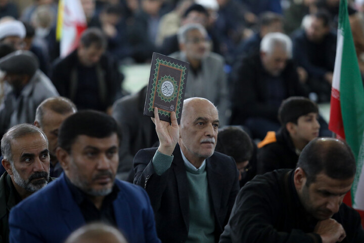 تصاویر/ مراسم چهلم امام شهید امت در مصلی شهرکرد