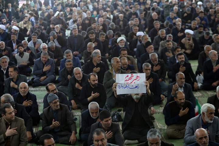 تصاویر/ مراسم چهلم امام شهید امت در مصلی شهرکرد