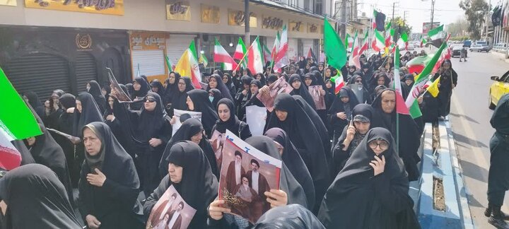 تصاویر| دسته روی اربعین شهادت رهبر انقلاب در محمودآباد