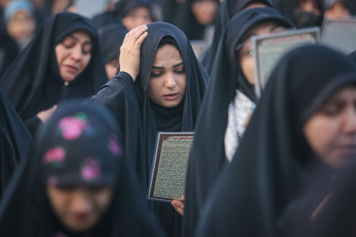 تصاویر/ اقامه نماز استغاثه در مسجد مقدس جمکران