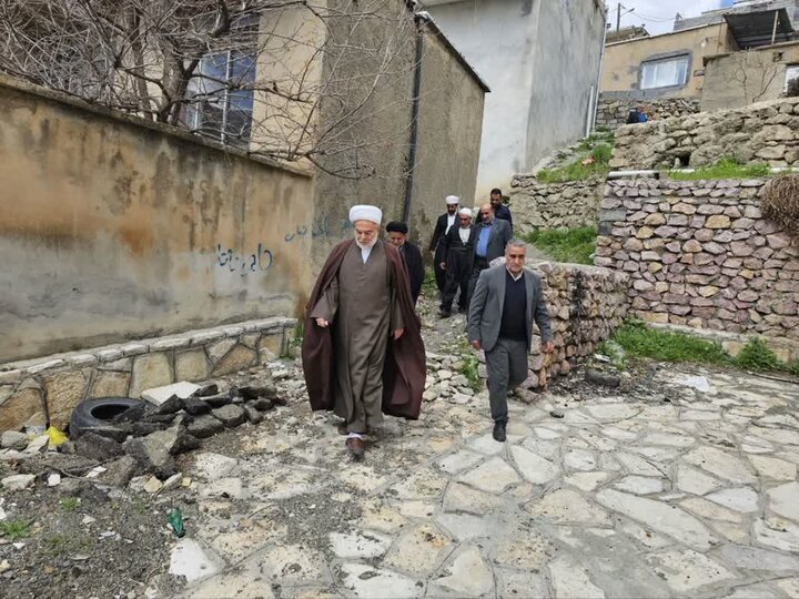 تصاویر/ سفر نماینده ولی فقیه به روستای «نشور» شهرستان کامیاران