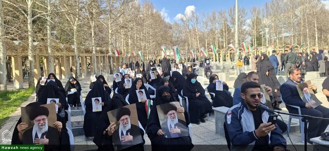 برگزاری مراسم چهلمین روز شهادت قائد امت در نهاوند+عکس