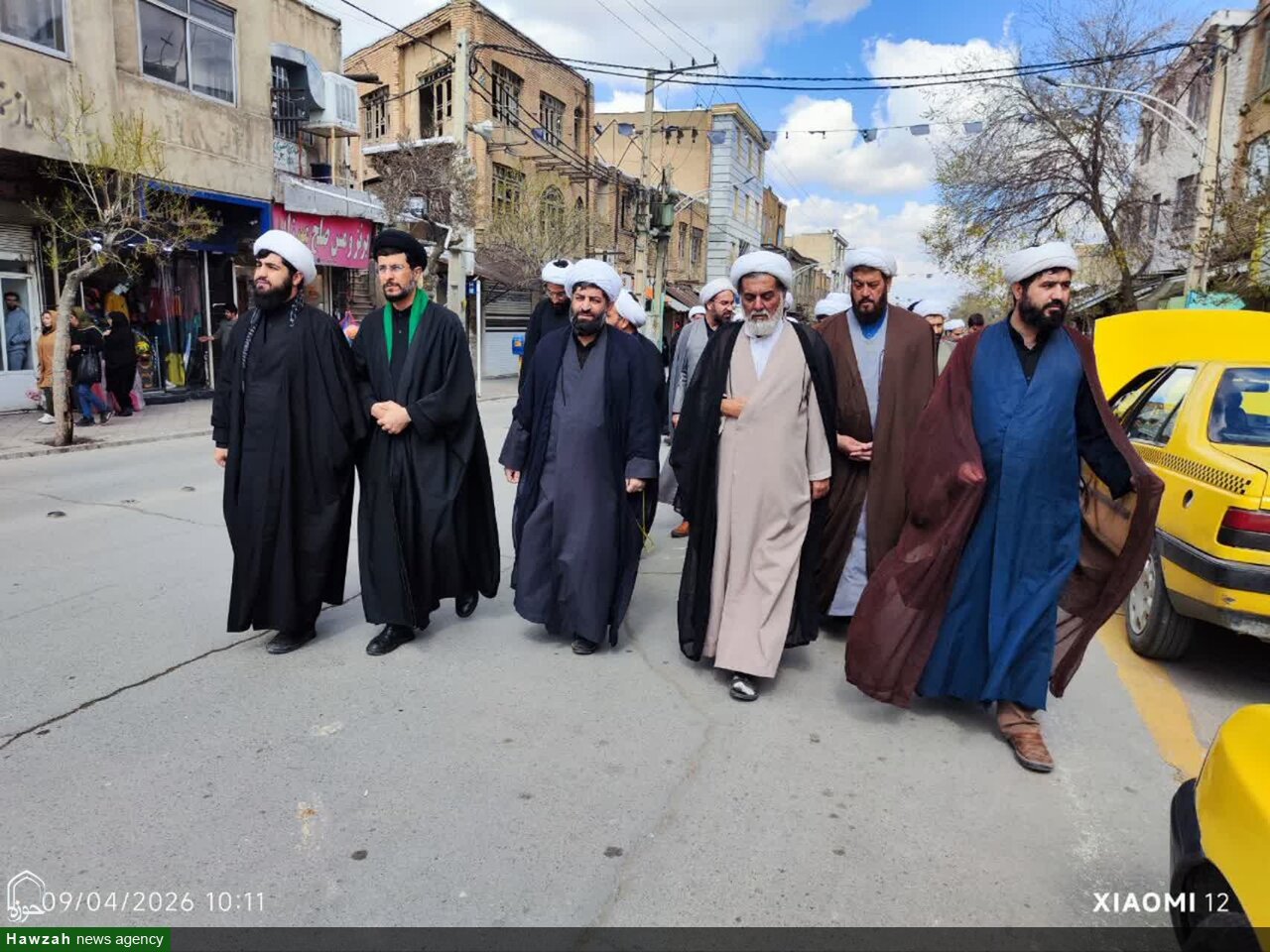اجتماع علما و روحانیون تویسرکان در سوگ قائد امت