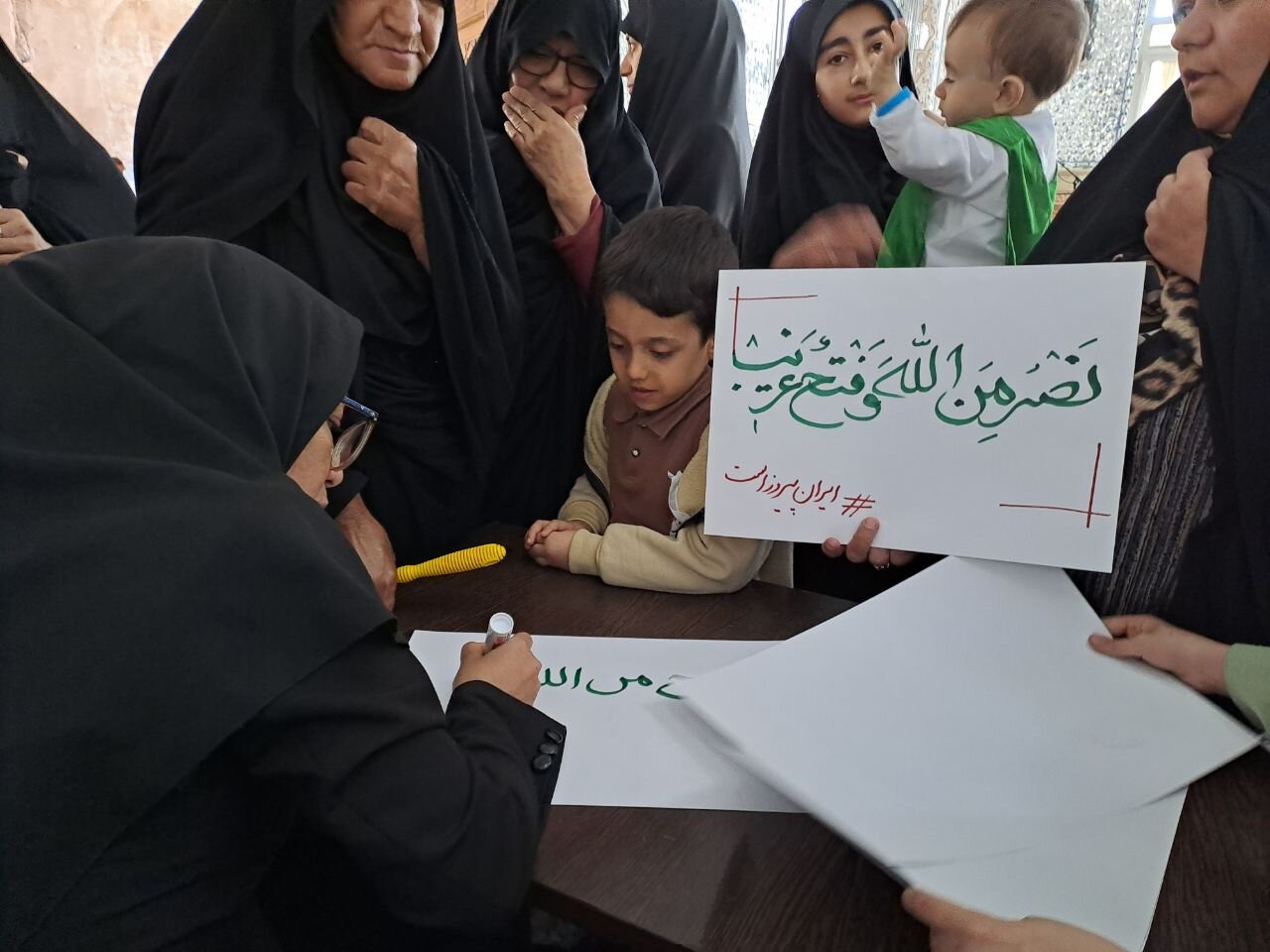 همایش شیرخواران انقلاب در شهرستان نائین