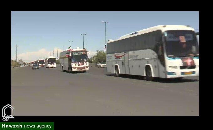 بیعت و حمایت قاطع اتوبوس‌داران قم با امام امت و نیروهای مسلح