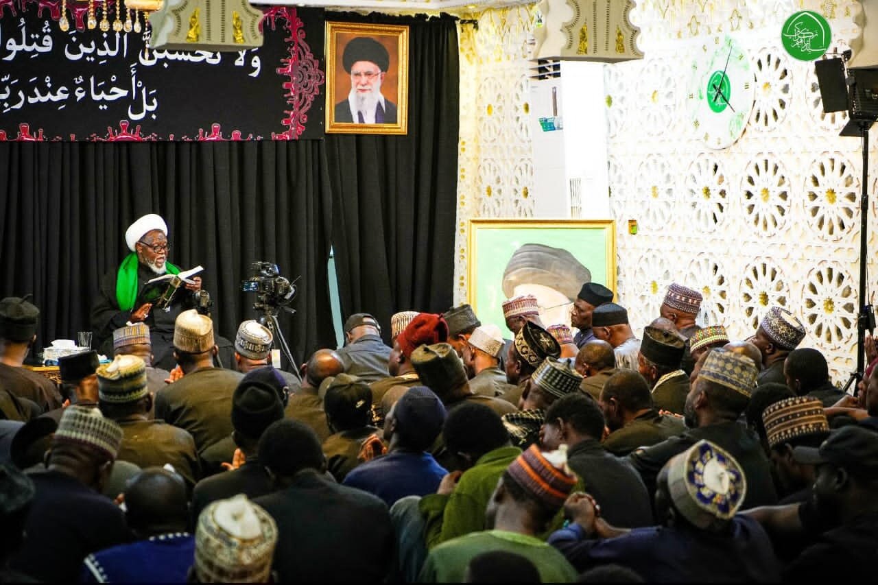 برگزاری مراسم چهلم شهادت سید قائد خامنهای با حضور شیخ زکزاکی در ابوجا
