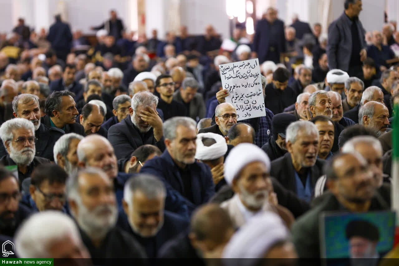 فیلم| مراسم اربعین رهبر شهید انقلاب در تبریز