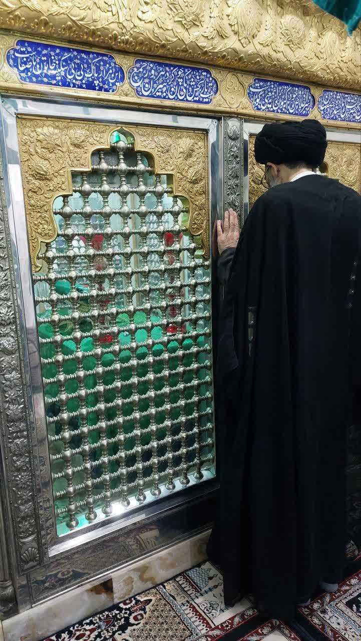 تصاویر/ حضور نماینده ولی‌فقیه در کاشان در مراسم اربعین شهادت شهید سید محمدحسین صفوی  در جوشقان مرکزی
