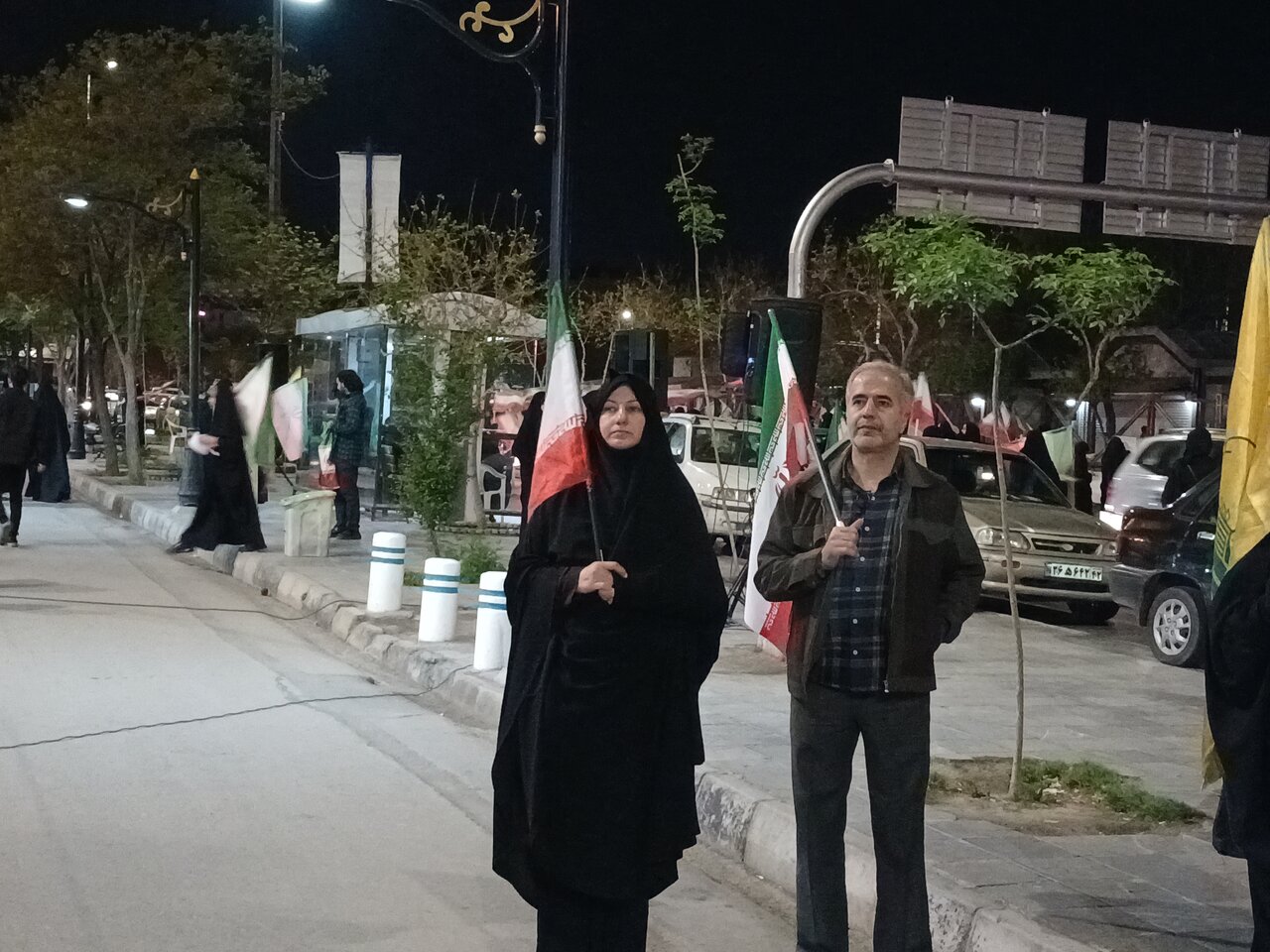 چهل ویکمین اجتماع مردمی در مقابل دانشگاه فردوسی