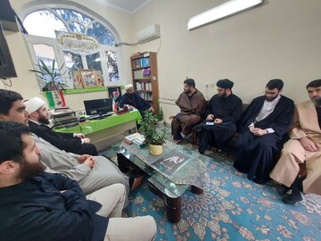 تصاویر/ جلسه قرارگاه جهاد تبیین مدرسه علمیه خاتم الانبیاء(ص)