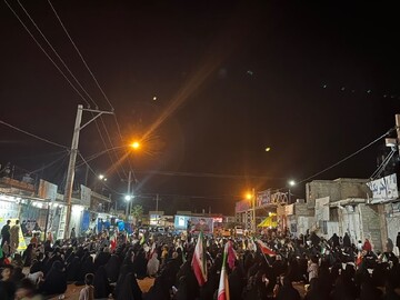 تصاویر/ چهل دومین شب از قرار شبانه‌ی مردم رودبار جنوب