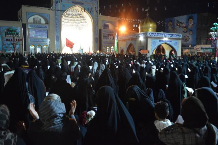 تصاویر/ اجتماع شبانه و اقامه نماز استغاثه در پاکدشت