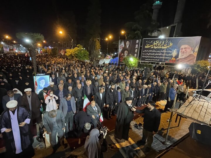 تصاویر / نماز استغاثه به امام زمان (عج)، به امامت حجت الاسلام و المسلمین حسینی، امام جمعه شهرستان نوشهر
