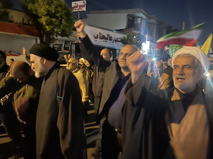 تصاویر / تجمع مردمی شهرستان نوشهر در ایستگاه بیست و یکم فروردین