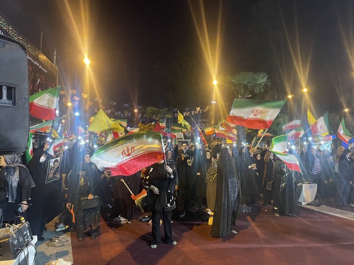تصاویر / تجمع مردمی شهرستان نوشهر در ایستگاه بیست و یکم فروردین