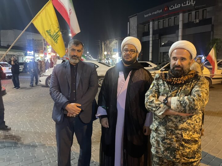 تصاویر / تجمع مردمی شهرستان نوشهر در ایستگاه بیست و یکم فروردین