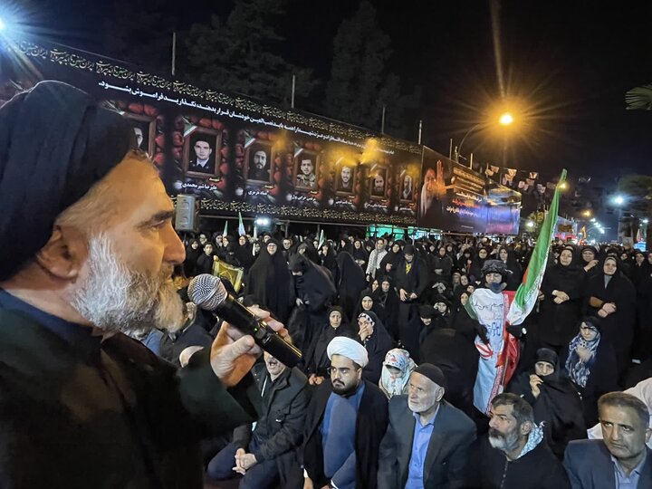 تصاویر / تجمع مردمی شهرستان نوشهر در ایستگاه بیست و یکم فروردین