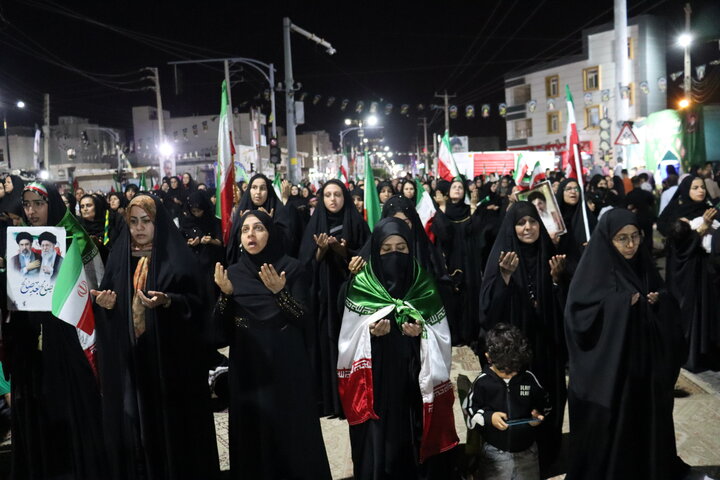 تصاویر/ بندر دیّر در چهل و یکمین اجتماع خیابانی