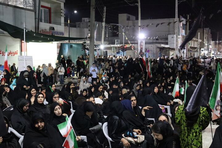 تصاویر/ بندر دیّر در چهل و یکمین اجتماع خیابانی