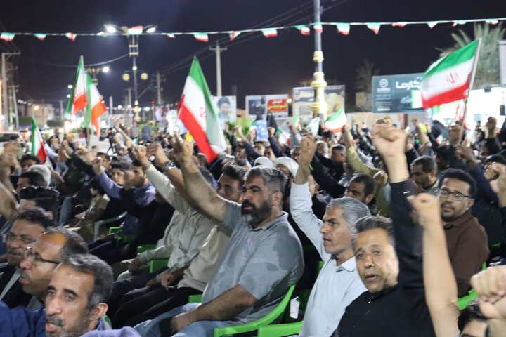 تصاویر/ بندر دیّر در چهل و یکمین اجتماع خیابانی
