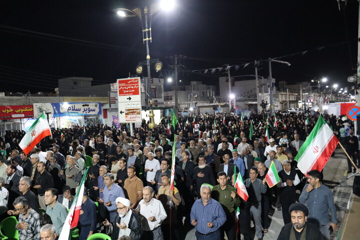 تصاویر/ بندر دیّر در چهل و یکمین اجتماع خیابانی