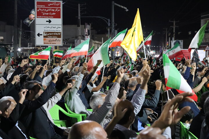 تصاویر/ بندر دیّر در چهل و یکمین اجتماع خیابانی
