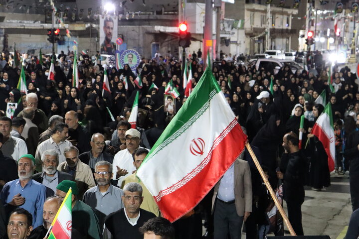 تصاویر/ بندر دیّر در چهل و یکمین اجتماع خیابانی