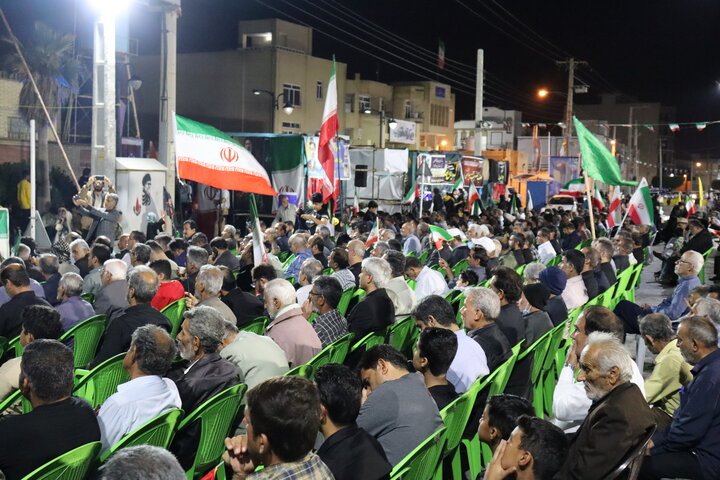 تصاویر/ بندر دیّر در چهل و یکمین اجتماع خیابانی