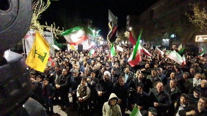 تصاویر/ چهل و یکمین شب حماسه در میاندوآب و اقامه نماز استغاثه
