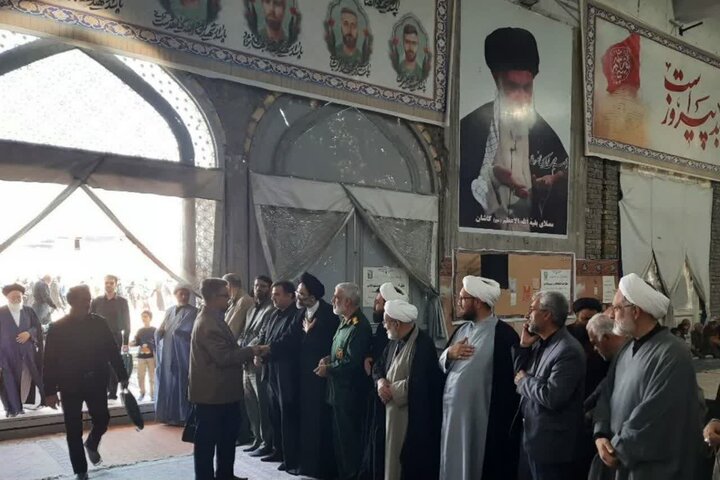 تصاویر/مراسم اربعین شهادت رهبر شهید انقلاب اسلامی از طرف نماینده ولی‌فقیه درکاشان